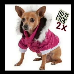 Pet Life Metallic Fashion Insulated Dog Parka